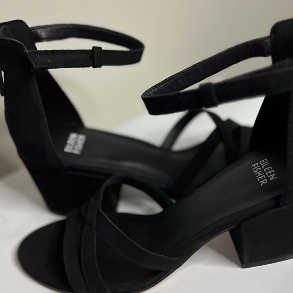 Eileen Fisher Jazzy Block Heel Sandal (Women) Size 9 - Picture 8 of 8